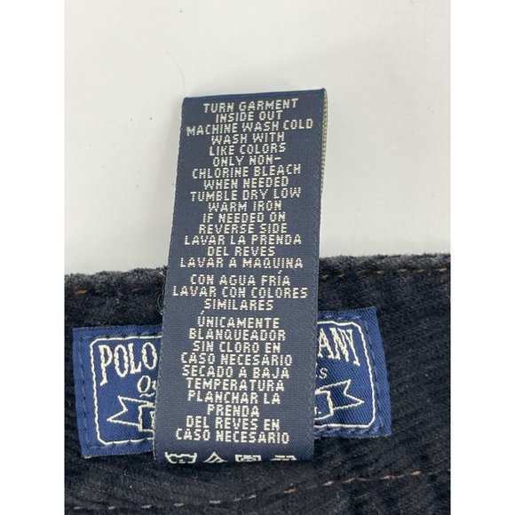 Ralph Lauren Polo Jeans Company Women's Straight Black Corduroy Pants Size 4 - Picture 12 of 16